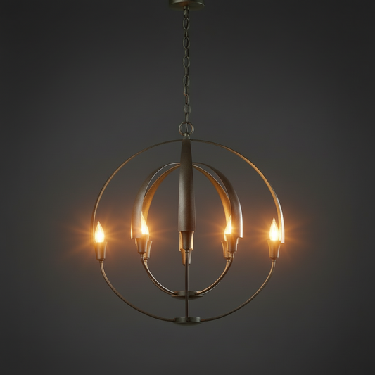 Double Cirque Chandelier – Modern Geometric Premium Lighting