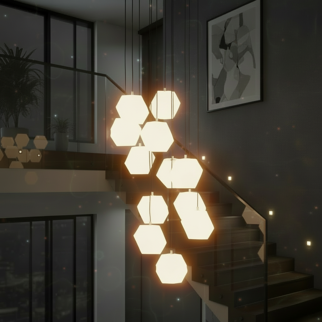 Indicus Chandelier – Sculptural Modern Premium Lighting
