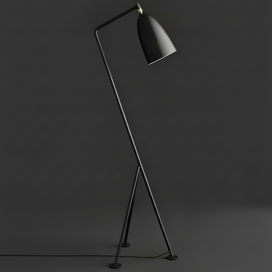 Gräshoppa Floor Lamp – Iconic Tilted Tube Floor Light with Directional Shade