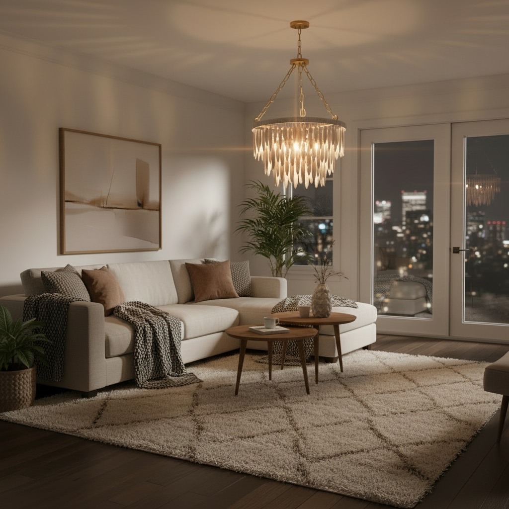 Tiffany Chandelier – Modern Sculptural Globe Lighting