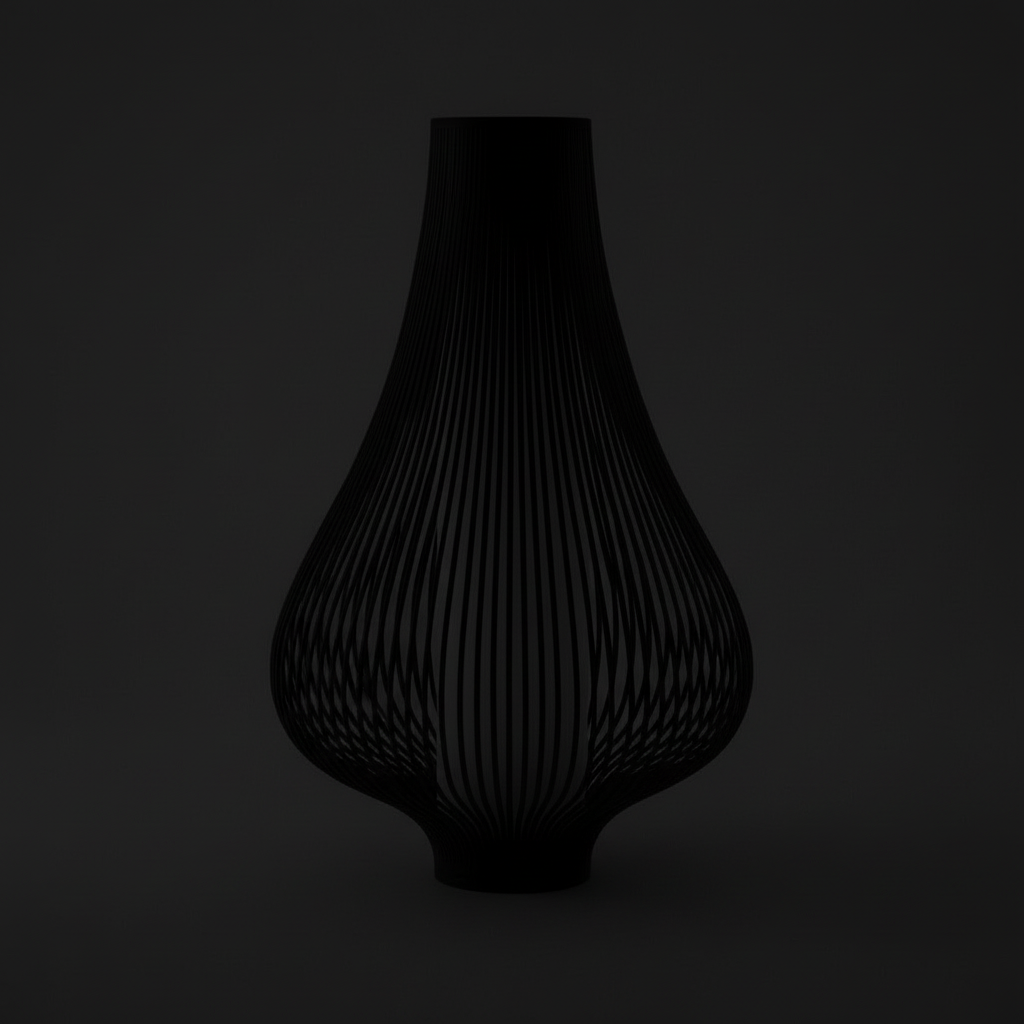 Blossom Table Lamp – Sculptural Velvet Ambient Table Light