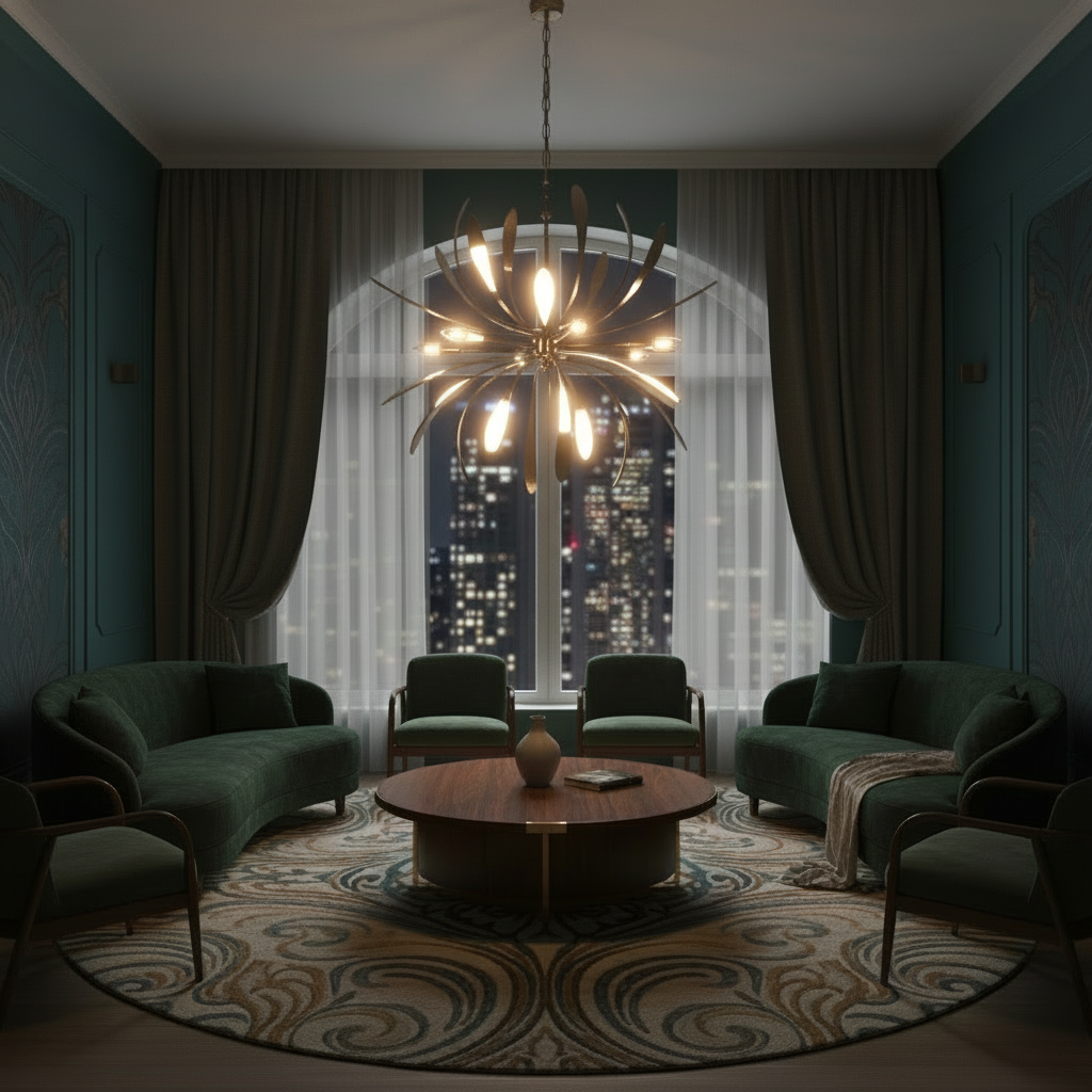 Dahlia Chandelier – Sculptural Premium Modern Lighting