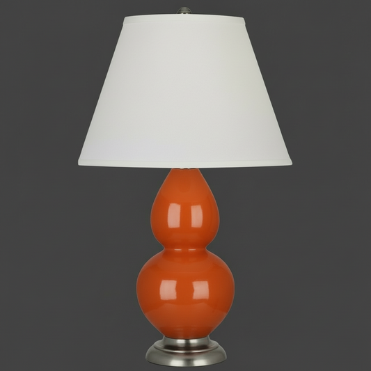 Double Gourd Accent Table Lamp – Elegant Sculptural Silhouette