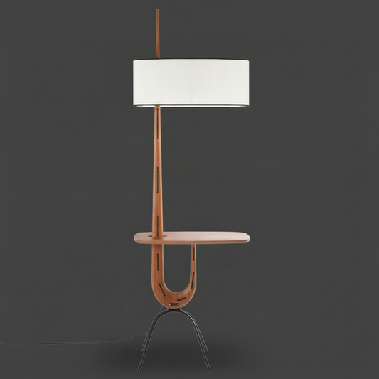 Giraffe Tablet Floor Lamp – Limited Edition Sculpted Beech Floor Light