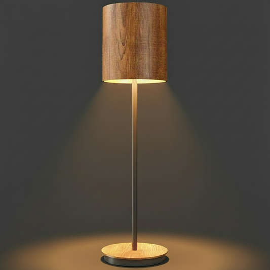 Cylindrical Accord Table Lamp – Modern Vertical Sculptural Ambient Lighting
