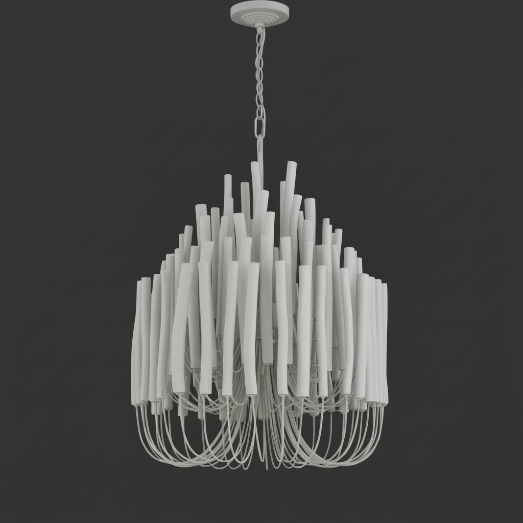 Tilda Chandelier – Sculptural Textured Modern Lighting