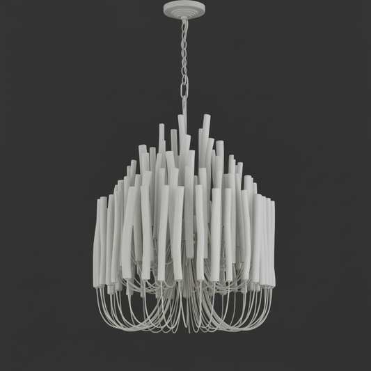 Tilda Chandelier – Sculptural Textured Modern Lighting