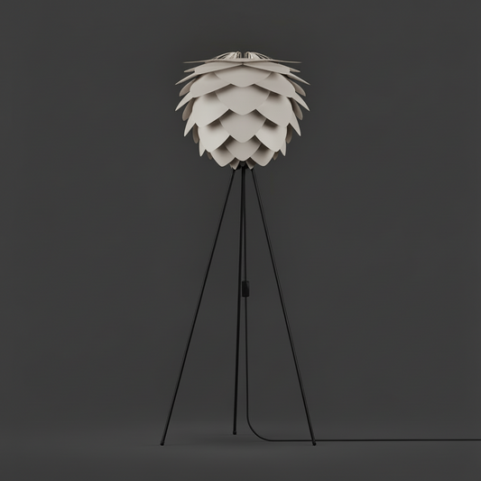 Silvia Floor Lamp – Minimal Tripod Floor Light with Soft Diffuse Shade